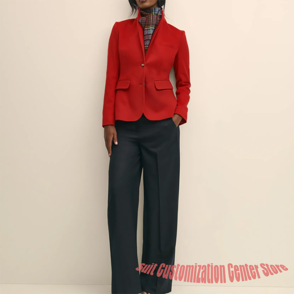 Women's Navy Woolen Clothes Si - огляд і ціна Women Formal Wear Pants