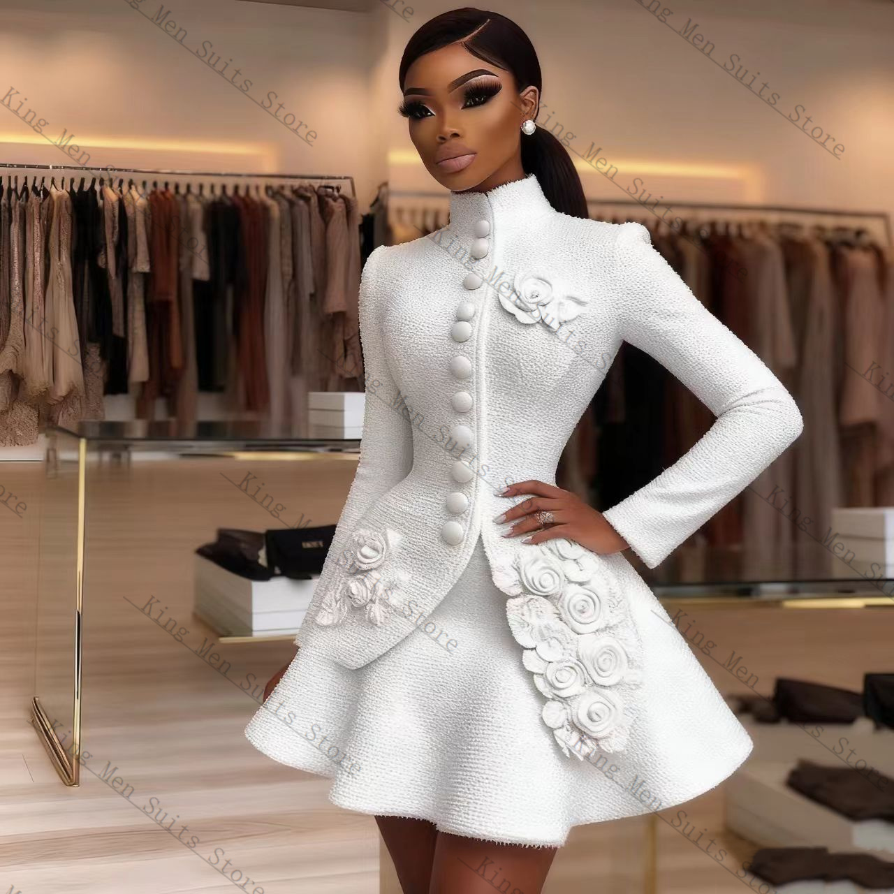 Luxury White Women Suit Set 2  - огляд і ціна Women'S Formal Jackets To Wear With Dresses