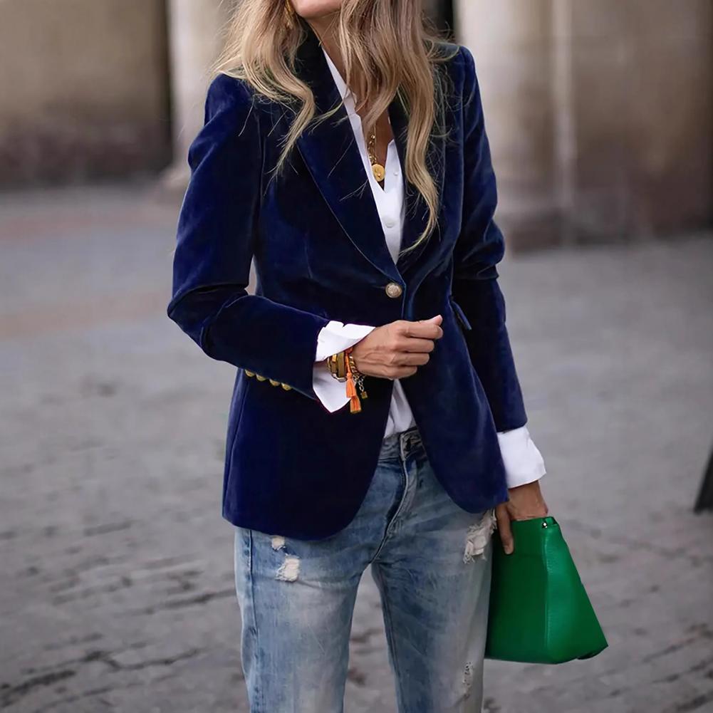 Velvet Large Size Women Prom P - огляд і ціна Women Formal Wear Blazers