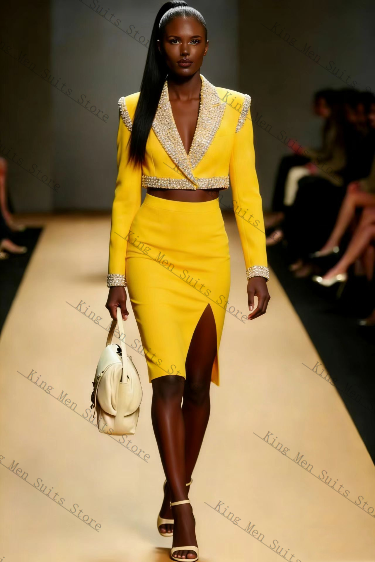 Yellow Crystals Women Suit Ski - огляд і ціна Women'S Formal Jackets To Wear With Dresses