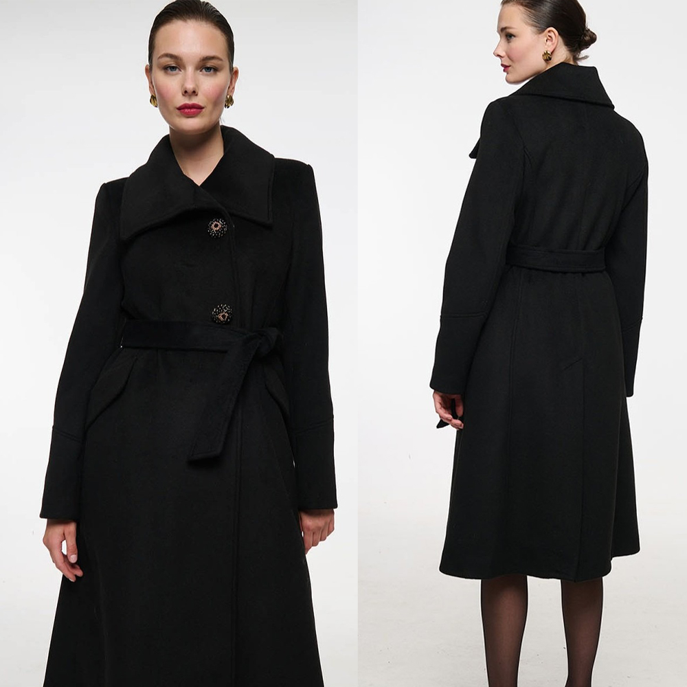Vintage Black Stand Collar Wom - огляд і ціна Women'S Formal Wear Plus Size