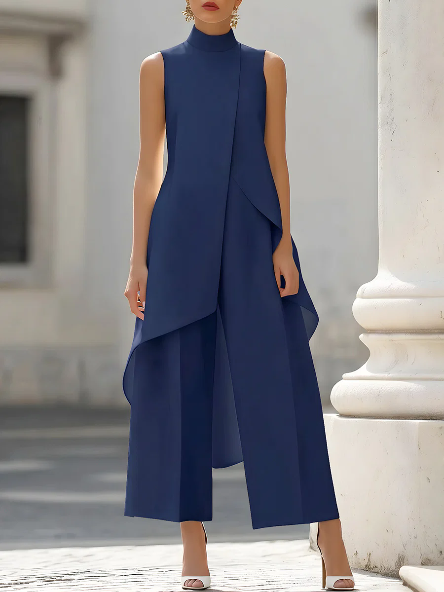 Sleeveless High Neck Asymmetri - огляд і ціна Women'S Elegant Formal Wear