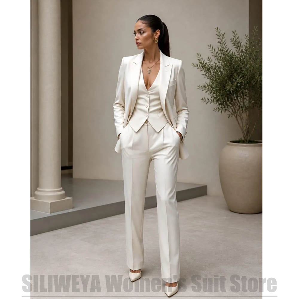 Women 3 Piece Suit Set Blazer  - огляд і ціна Women Formal Wear Blazers