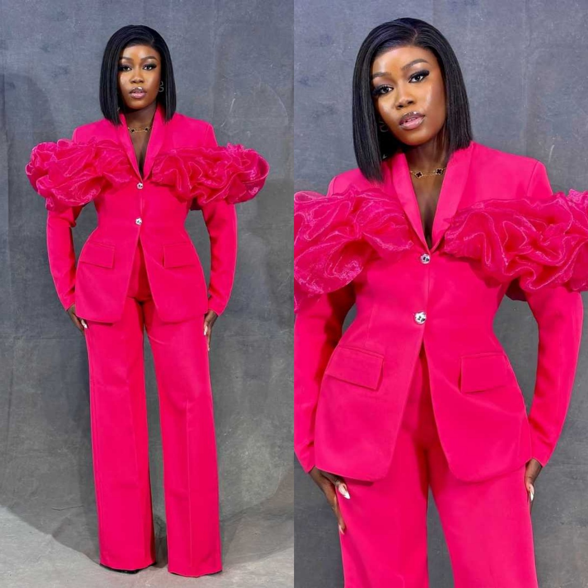 Customized Hot Pink Women Pant - огляд і ціна Women'S Formal Jackets To Wear With Dresses